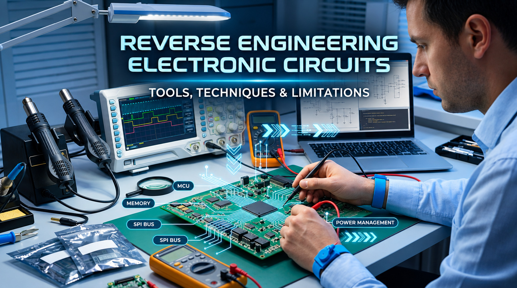 Image of Reverse Engineering Electronic Circuits: Tools, Techniques & Limitations - Rhosigma